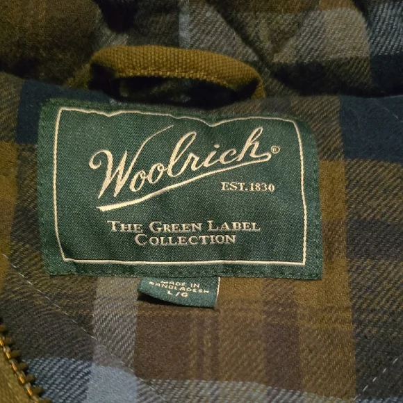 Woolrich Green and Brown Plaid Jacket - Picture 2 of 4